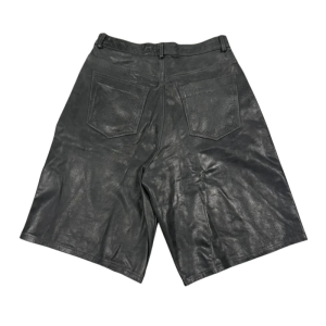 Raspberry Hills Black Leather Shorts