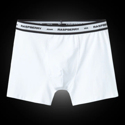 RASPBERRY HILLS WHITE BOXER BRIEFS
