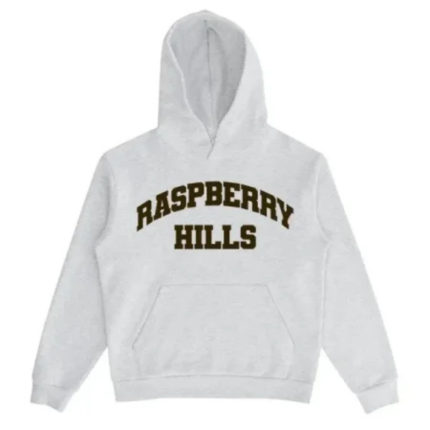 Raspberry Hills White Hoodie