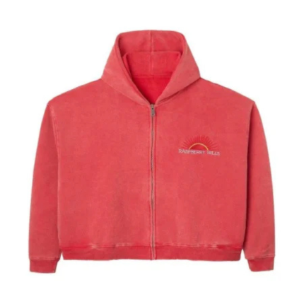 Raspberry Hills Red Hoodie